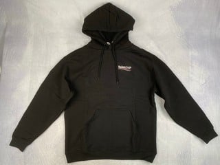 Lot 58  
            Nottingham Luxury Room - Delivery Only 

                
Balenciaga Wardrobe Unisex Political Hoodie, With Tag - Size S (VAT ONLY PAYABLE ...