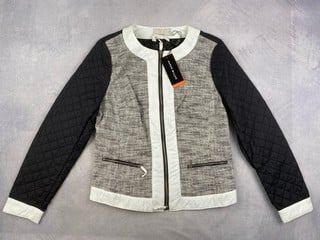 Lot 82  
            Nottingham Luxury Room - Delivery Only 

                
Karen Millen Zip Jacket, With Tags - Size 16 (VAT ONLY PAYABLE ON BUYERS PREMIUM)...