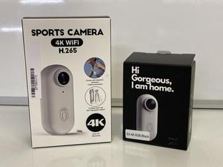 Lot 105  
            Birmingham Tech - Parcel Delivery Only 

                
SPORTS CAMERA 4K WIFI H.265 CAMERA (ORIGINAL RRP - £180) IN BLACK. (POV CAMERA SX...