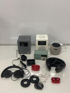 Lot 109  
            Birmingham Tech - Parcel Delivery Only 

                
SOLO BUDS, WF-C700N MIXED AUDIO TECH TO INCLUDE BEATS, SONY (ORIGINAL RRP - £733)...