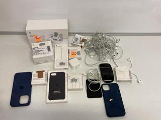 Lot 110  
            Birmingham Tech - Parcel Delivery Only 

                
ASSORTED APPLE ITEMS TO INCLUDE USB-C 30W POWER ADAPTER, APPLE MAGSAFE 3 POWER AD...