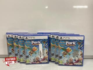Lot 15  
            Birmingham Tech - Parcel Delivery Only 

                
10X PARK BEYOND PS5 DISC (ORIGINAL RRP - £630). [JPTB6556]. (SEALED UNIT). THIS P...