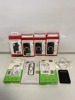 Lot 177  
            Birmingham Tech - Parcel Delivery Only 

                
ASSORTED TECH ITEMS TO INCLUDE BELKIN BOOST CHARGE POWER BANK 10K, BELKINOOST 20K...