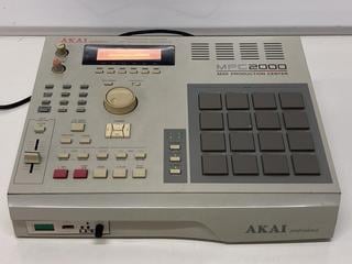 Lot 184  
            Birmingham Tech - Parcel Delivery Only 

                
AKAI PROFESSIONAL MPC 2000 INTEGRATED RHYTHM MACHINE (ORIGINAL RRP - £450). (POWE...