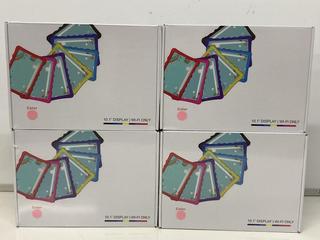 Lot 198  
            Birmingham Tech - Parcel Delivery Only 

                
4 X BYYBUO SMART PAD A70W KIDS TABLET (ORIGINAL RRP - £280) IN PINK. [JPTB6716]. ...