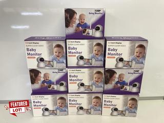 Lot 19  
            Birmingham Tech - Parcel Delivery Only 

                
10 X OBVHNUA ABM750 BABY MONITORS (ORIGINAL RRP - £500) IN WHITE. (TO INCLUDE, CH...