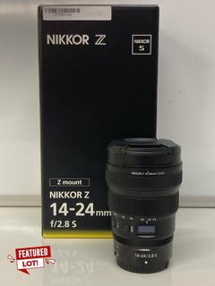 Lot 1  
            Birmingham Tech - Parcel Delivery Only 

                
NIKKOR Z MOUNT CAMERA LENS (ORIGINAL RRP - £2299) IN BLACK. (BOXED WITH MANUAL) [...