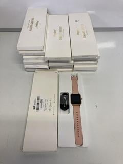 Lot 67  
            Birmingham Tech - Parcel Delivery Only 

                
20 X POP GLORY P22 SERIES SMART WATCHES (ORIGINAL RRP - £400) IN GOLD PINK. [JPTB...