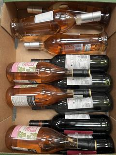 Lot 105  
            Chesterfield SR40 - Collection or Optional Home Delivery 

                
12 X ASSORTED BOTTLES OF WINE TO INCLUDE HACIENDA UVANIS, THIS WINE AND CORBIERES...