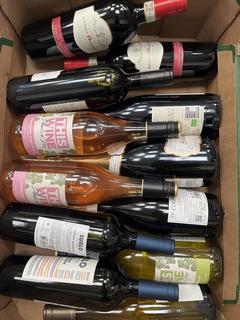 Lot 113  
            Chesterfield SR40 - Collection or Optional Home Delivery 

                
12 X ASSORTED BOTTLES TO INCLUDE VACQUEYRAS, COLPASSO AND MACON-LUGNY (LOCATION: ...
