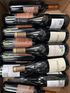 Lot 115  
            Chesterfield SR40 - Collection or Optional Home Delivery 

                
12 X ASSORTED BOTTLES TO INCLUDE DON SILVESTRE, SCHIEBER AND VACQUEYRAS (LOCATION...