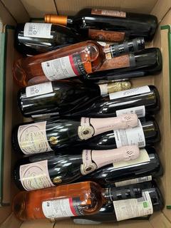 Lot 128  
            Chesterfield SR40 - Collection or Optional Home Delivery 

                
12 X ASSORTED BOTTLES TO INCLUDE BISSINGER & CO, COLPASSO AND VACQUEYRAS (LOCATIO...