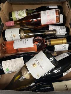 Lot 131  
            Chesterfield SR40 - Collection or Optional Home Delivery 

                
12 X ASSORTED BOTTLES TO INCLUDE CASA SANTOS LIMA, JUNGE WINZER AND COLPASSO (LOC...