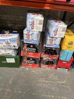 Lot 140  
            Chesterfield SR40 - Collection Only 

                
APPROX 200 X ASSORTED BOTTLES/CANS TO INCLUDE ANGELO PORETTI, SUPER BOCK, COORS, ...