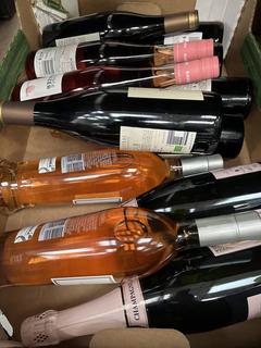 Lot 145  
            Chesterfield SR40 - Collection or Optional Home Delivery 

                
12 X ASSORTED BOTTLES TO INCLUDE JUNGE WINZER, BISSINGER & CO AND VACQUEYRAS (LOC...