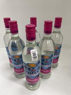 Lot 180  
            Chesterfield SR40 - Collection or Optional Home Delivery 

                
6 X BOTTLES OF TROPICA COCONUT LIQUEUR 0.7L ABV 21% (LOCATION: SR40)(WE OPERATE A...