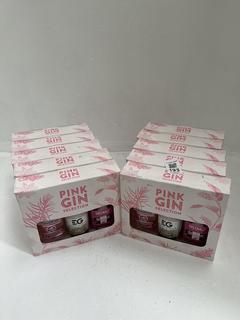Lot 193  
            Chesterfield SR40 - Collection or Optional Home Delivery 

                
12 X PINK GIN GIFT SETS WITH GORDON'S, EG AND GREENALL'S (LOCATION: SR40)(WE OPER...