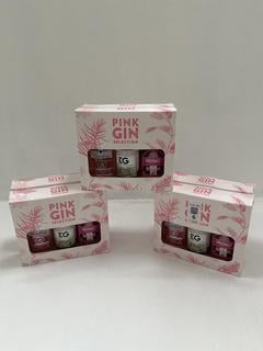 Lot 6  
            Chesterfield SR40 - Collection or Optional Home Delivery 

                
6 X PINK GIN GIFT SETS TO INCLUDE GORDON'S, EDINBURGH GIN DISTILLERY AND GREENALL...