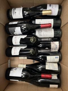 Lot 91  
            Chesterfield SR40 - Collection or Optional Home Delivery 

                
12 X ASSORTED BOTTLES OF WINE TO INCLUDE LA CROIX DES CELESTINS, CUVEE DU MENHIR ...