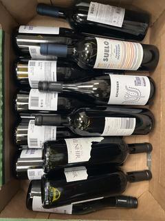 Lot 95  
            Chesterfield SR40 - Collection or Optional Home Delivery 

                
12 X ASSORTED BOTTLES OF WINE TO INCLUDE SUELO, SCHIEBER AND CUVEE DU MENHIR (LOC...
