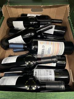 Lot 98  
            Chesterfield SR40 - Collection or Optional Home Delivery 

                
12 X ASSORTED BOTTLES OF WINE TO INCLUDE SUELO AND CUVEE DU MENHIR (LOCATION: SR4...