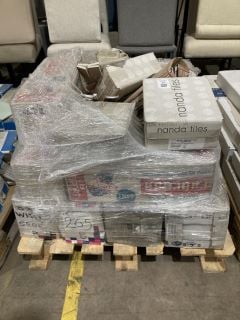 Lot 15  
            Birmingham - Collection Only 

                
QUANTITY OF ASSORTED WALL TILES TO INCLUDE NANDA TILES MANHATTAN SKYLINE BLUE (AP...