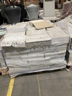 Lot 30  
            Birmingham - Collection Only 

                
QUANTITY OF UNBRANDED WALL TILES SILK GRIGIO (APPROX 60 BOXES)