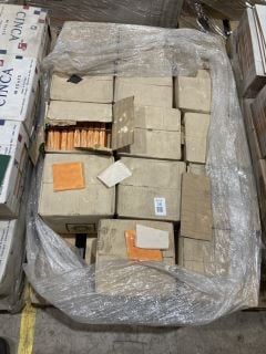 Lot 58  
            Birmingham - Collection Only 

                
QUANTITY OF HANDMADE T048 TANGERINE WALL TILES (APPROX 12 BOXES)