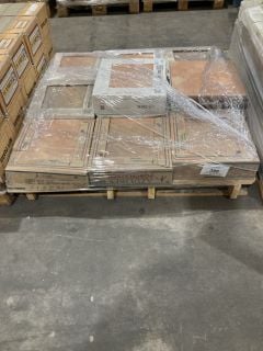 Lot 98  
            Birmingham - Collection Only 

                
QUANTITY OF ASSORTED TILES TO INCLUDE AZULIBER PORCELANICO IRTA TEJA (APPROX 10 B...