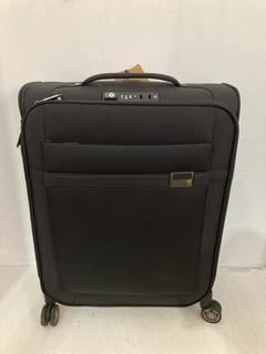 Lot 102  
            Birmingham SR108 - Parcel Delivery Only 
                
SAMSONITE BLACK SOFT SHELL MINI SUITCASE