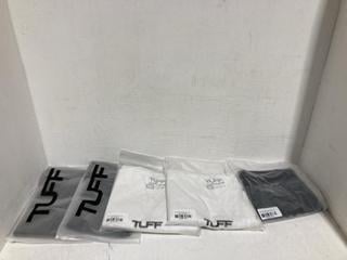 Lot 1071  
            Birmingham SR108 - Parcel Delivery Only 

                
16 X MIXED TUFF CLOTHING TO INCLUDE TUFF BASSADOR T-SHIRT SIZE M