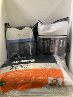 Lot 1185  
            Birmingham SR108 - Parcel Delivery Only 

                
3 X ITEMS TO INCLUDE SILENTNIGHT LUXURY HOTEL COLLECTION PRESTIGE PILLOW