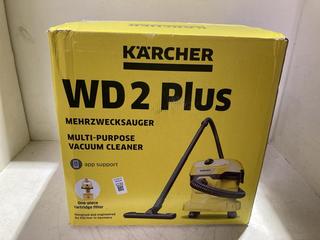 Lot 1220  
            Birmingham SR108 - Parcel Delivery Only 

                
KARCHER WD 2 PLUS WET/DRY VACUUM CLEANER