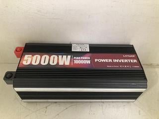Lot 1222  
            Birmingham SR108 - Parcel Delivery Only 

                
LVYUAN 5000W POWER INVERTER 12V TO 110V PEAK POWER 10000W ORIGINAL RRP £290