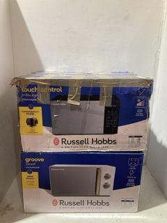 Lot 1240  
            Birmingham SR108 - Parcel Delivery Only 

                
2 X RUSSELL HOBBS TO INCLUDE 20L DIGITAL MICROWAVE