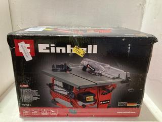 Lot 1243  
            Birmingham SR108 - Parcel Delivery Only 

                
EINHELL BENCH-TYPE CIRCULAR SAW TC-TS 81