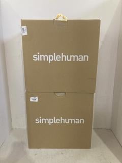 Lot 138  
            Birmingham SR108 - Parcel Delivery Only 
                
2 X JOHN LEWIS & PARTNERS SIMPLEHUMAN DUAL BIN
