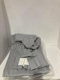 Lot 149  
            Birmingham SR108 - Parcel Delivery Only 
                
3 X JOHN LEWIS & PARTNERS GREY & WHITE STRIPED CURTAINS