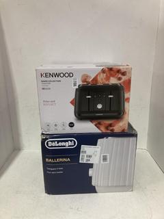 Lot 158  
            Birmingham SR108 - Parcel Delivery Only 
                
2 X ITEMS TO INCLUDE JOHN LEWIS & PARTNERS KENWOOD DAWN TOASTER