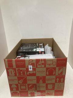 Lot 186  
            Birmingham SR108 - Parcel Delivery Only 
                
BOX OF JOHN LEWIS & PARTNERS ITEMS TO INCLUDE KENWOOD CHEFETTE HAND MIXER