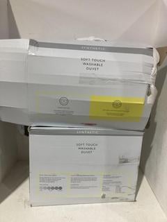 Lot 191  
            Birmingham SR108 - Parcel Delivery Only 
                
2 X ITEMS TO INCLUDE JOHN LEWIS & PARTNERS SYNTHETIC SOFT TOUCH WASHABLE DUVET TO...