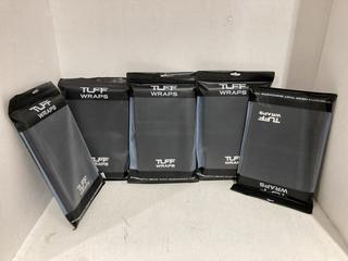 Lot 198  
            Birmingham SR108 - Parcel Delivery Only 
                
5 X TUFF 7MM COMPETITION KNEE SLEEVES ALL BLACK