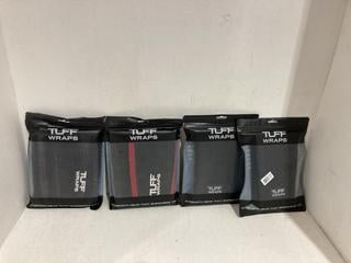 Lot 206  
            Birmingham SR108 - Parcel Delivery Only 
                
4 X TUFF DOUBLE PLY ELBOW SLEEVES ALL BLACK