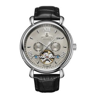 Lot 20  
            Birmingham SR108 - Parcel Delivery Only 
                
SAMUEL JOSEPH AUTOMATIC LIMITED EDITION SILVER WATCH SKU CODE;SJ0007 ORIGINAL RRP...