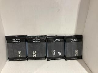 Lot 216  
            Birmingham SR108 - Parcel Delivery Only 
                
4 X TUFF POWER ELBOW SLEEVES ALL BLACK