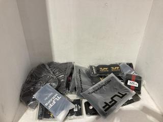 Lot 226  
            Birmingham SR108 - Parcel Delivery Only 
                
BOX OF TUFFWRAPS GYM STRAPS & GEAR TO INCLUDE TUFFWRAPS 22" CUFFS