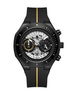 Lot 24  
            Birmingham SR108 - Parcel Delivery Only 
                
MANN EGERTON RAPTOR BLACK WHITE WATCH SKU CODE:ME0132 ORIGINAL RRP £150