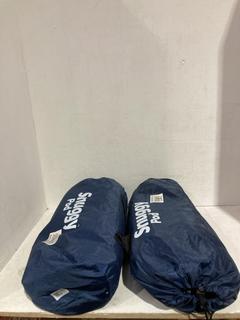 Lot 278  
            Birmingham SR108 - Parcel Delivery Only 

                
2 X SNUGGLE POD NAVY SINGLE BED CANOPY POD