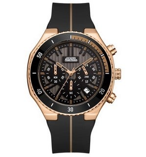 Lot 27  
            Birmingham SR108 - Parcel Delivery Only 
                
VICKERS ARMSTRONGS FALCON ROSE BLACK WATCH SKU CODE:VA0121 ORIGINAL RRP £500