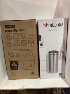 Lot 286  
            Birmingham SR108 - Parcel Delivery Only 
                
2 X ITEMS TO INCLUDE BRABANTIA TOUCH BIN 30 L